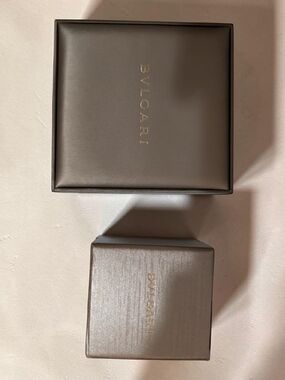 Authentic BVLGARI Jewelry Box — Luxury Storage Gift Display